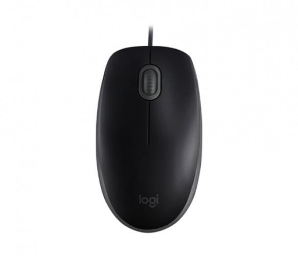 Mouse Optico Logitech M110, 3 Botones, 1000 DPI, interfaz USB tipo A, Color Negro