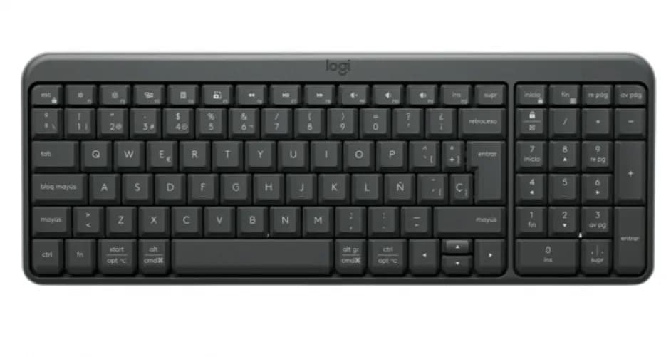 Teclado Logitech K250, Bluetooth, Negro, Espanol